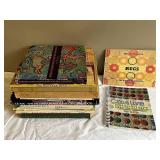 Lot of Textile Arts Books: Rug Hooking & Creative Stitching Guides