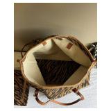 Coach Crossbody Bag with Matching Tote and Pouch