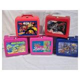 Vintage Lunchbox Collection Featuring Dick Tracy, Barbie, GLO Friends and Police Academy