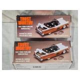 Lot of 2 - 1957 Ford Fairlane Convertible Coin Bank Limited Edition