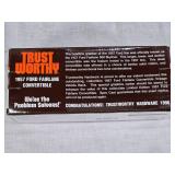 Lot of 2 - 1957 Ford Fairlane Convertible Coin Bank Limited Edition