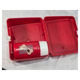 Various Vintage Lunchboxes Including Pound Puppies with Thermos, Nosy Bears, Looney Tunes and It