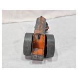 Vintage Orange Metal Toy Steamroller marked "DIESEL"
