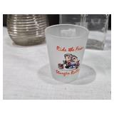 Lot of Vintage Glass Items including Ballantine