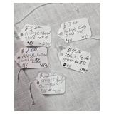 Lot of Vintage Glass Items including Ballantine