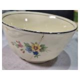 Assorted Vintage and Decorative Ceramics and Clock, Madame Alexander Peter Pan, Covington Stonewear, Rosina bone china cup and saucer made in England, a Taylor & Kent cup, and a Maruhon ware pot from 