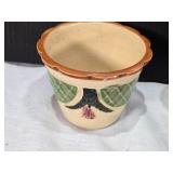 Assorted Vintage and Decorative Ceramics and Clock, Madame Alexander Peter Pan, Covington Stonewear, Rosina bone china cup and saucer made in England, a Taylor & Kent cup, and a Maruhon ware pot from 