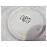 Assorted Vintage and Decorative Ceramics and Clock, Madame Alexander Peter Pan, Covington Stonewear, Rosina bone china cup and saucer made in England, a Taylor & Kent cup, and a Maruhon ware pot from 