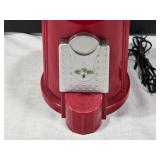 Electric Gumball Machine Model 02-201 with Multicolored Gumballs - Untested, No Outlet Plug