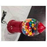 Electric Gumball Machine Model 02-201 with Multicolored Gumballs - Untested, No Outlet Plug