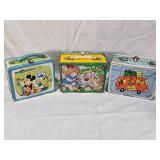 Vintage Disney World, Cabbage Patch Kids with Thermo Bottle, and Road Trip Lunch Boxes