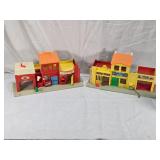 Fisher-Price Playsets - Family Village including Theater, Barber Shop, Firehouse, Police and Garage
