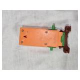 Fisher-Price Vintage Toys including 1973 Bouncing Buggy, Cookie Monster Pull Toy, and Measuring Man