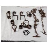Iron Shackles, Chains and Other Iron Antiques