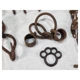 Iron Shackles, Chains and Other Iron Antiques