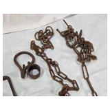 Iron Shackles, Chains and Other Iron Antiques
