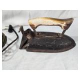 Vintage Electric Irons Including Steem Electric Corp Model 425, Sterling, and American Beauty