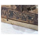 Vintage Electric Irons Including Steem Electric Corp Model 425, Sterling, and American Beauty