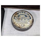 Assorted Vintage and Collectible Items including Poker Chips, Playing Cards, Gold Locket, Pins, Round Playing Cards and More