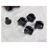 Vintage Victor and McGill Rat Traps, Furniture Casters, and Bolts