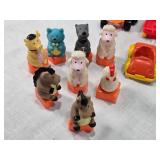 Hasbro Toy Vehicles and Figures Lot including Oscar