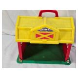 Shelcore Chunky Farm and Fischer Price Police Station, Barber Shop, Garage