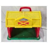 Shelcore Chunky Farm and Fischer Price Police Station, Barber Shop, Garage