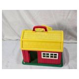 Shelcore Chunky Farm and Fischer Price Police Station, Barber Shop, Garage