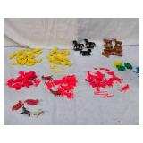 Lot of Vintage Plastic Farm Animal Figures