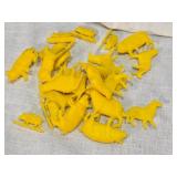 Lot of Vintage Plastic Farm Animal Figures