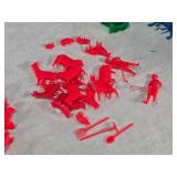 Lot of Vintage Plastic Farm Animal Figures