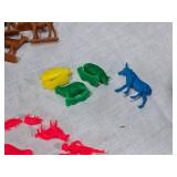 Lot of Vintage Plastic Farm Animal Figures