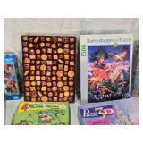 Lot of Jigsaw Puzzles including Disney 8 Puzzle Pack, Ravensburger 1500 Piece Puzzle, and More - Uncounted