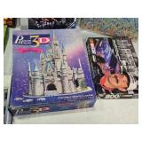 Lot of Jigsaw Puzzles including Disney 8 Puzzle Pack, Ravensburger 1500 Piece Puzzle, and More - Uncounted