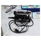 Vintage Automotive Safety and First Aid Lot including Sears Massager, Do-Ray Flip Up Flare, and 1960s Sentinel First Aid Kit