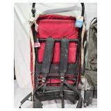 Eddie Bauer External Frame Backpack and Green Frame Backpack