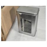 Lot of Metal Storage Tins with Windows