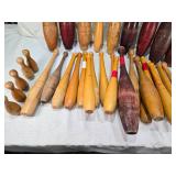 Large Lot of Vintage Indian Clubs and Juggling Pins