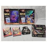 Unopened Star Wars Puzzles and Game including Episode I Puzzles, Stand-Up Valentines, Darth Vader Tin, and Card Game