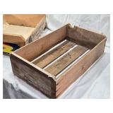 Jack G. Zaninovich Farms Inc. Vintage Wooden Grape Crate and other Crate