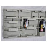 Vintage 1966 DYMO Executive 3 Label Maker and Battery Rack 40 Organizer