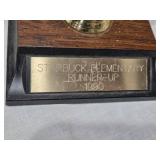 Vintage cast iron Amish-style buggy, Science Beaker Stand, Trophies