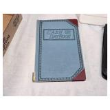 Lot of Office and Signage Items including Exit Signs, Cash Book, Binoculars Case and Portfolio