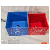 Vintage Toy Set including Nesting Blocks, Marbles, and More