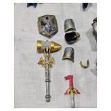 Mystic Knights of Tir Na Nog 1998 Bandai Action Figures and Accessories