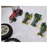 John Deere Grady Grader Toy and Vintage Cast Iron Items and Other Tractor Toys