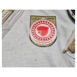 Willow Tree Figurine, Wire Basket, and Decorative Tins