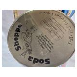 Willow Tree Figurine, Wire Basket, and Decorative Tins