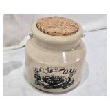 Ceramic Mug with Train, Small Jug, and Bill of Fare Jar