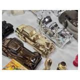 Large Avon Collectible Car and Novelty Bottles Some With Boxes and Unique Shapes like Pipes